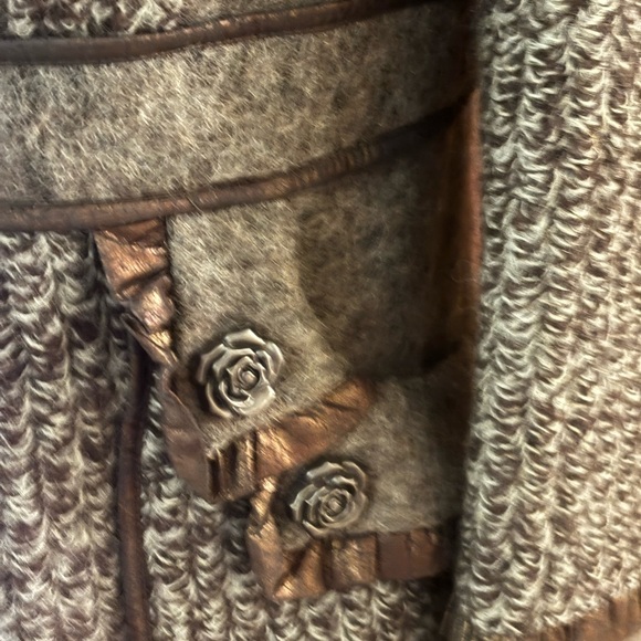 Christopher & Banks Womens Long  Vintage Inspired Wool Blend Coat - Picture 6 of 16